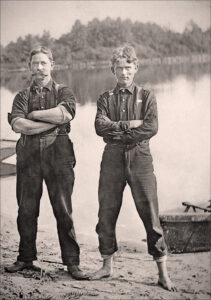 Theodore Hilarides and a friend