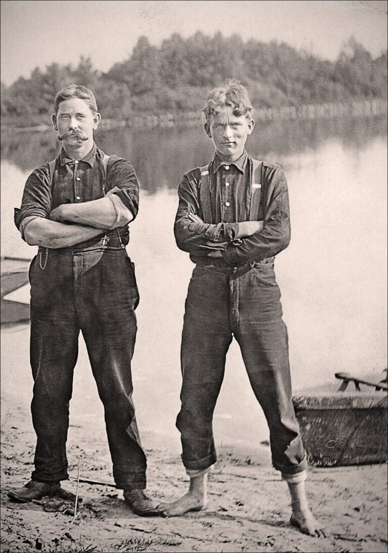 Theodore Hilarides and a friend