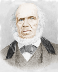 Orrin Kellogg, grandfather of Phebe Hathaway, pioneer and landowner in Milwaukie, Oregon.