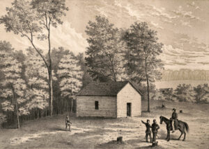Shiloh Church, Sketched by A.E. Mathews, 31st Regt. O.V.